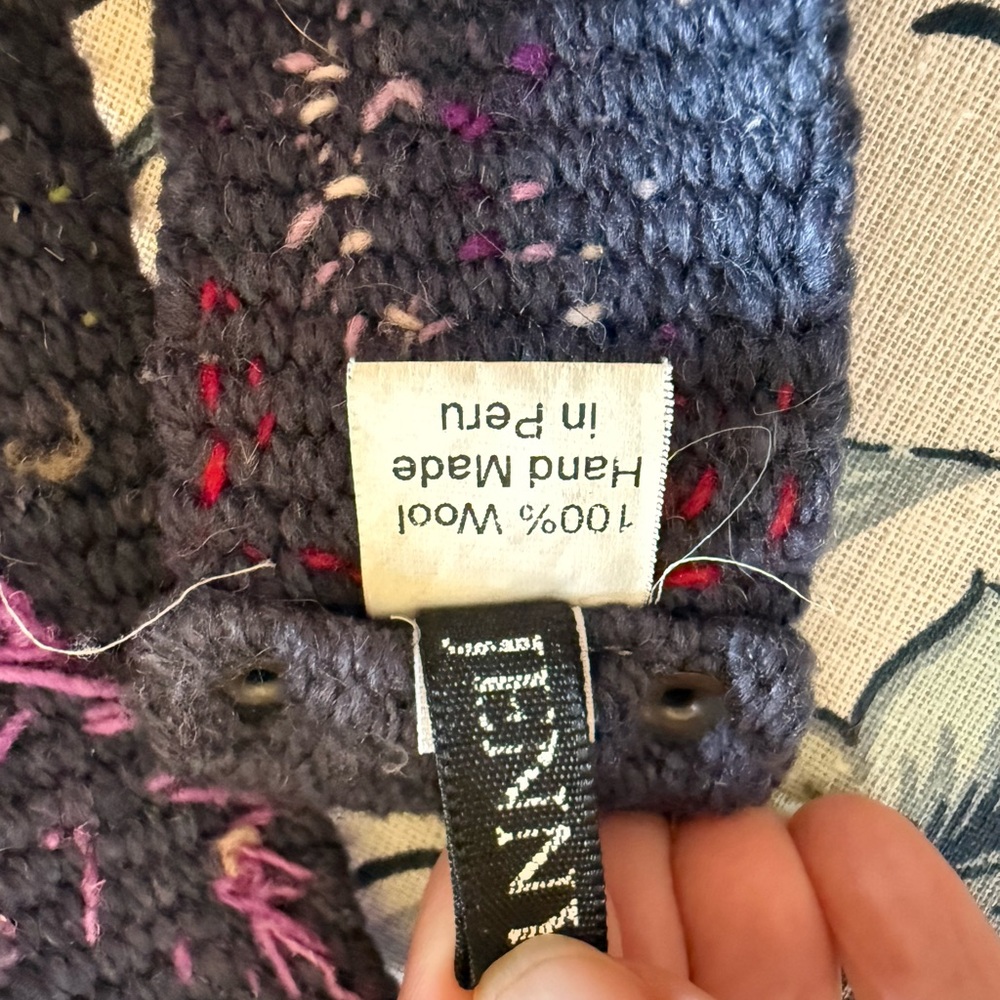 Jenny Krauss floral embroidered wool belt - Picture 6 of 7